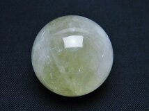 誠安◆天然石最高級品シトリン水晶丸玉 30mm [T318-5344]_画像1