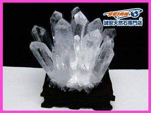 誠安◆クリスタル水晶クラスター[T802-5185]
