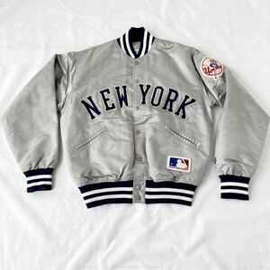 80s Felco USA製 ニューヨーク ヤンキース ナイロンスタジャン （ ビンテージ 80年代 NY New York Yankees MLB 90s ワッペン NBA 00s Mets