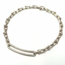 ω美品【Tiffany＆Co ティファニー ハードウェアスモールリンク シルバーアクセサリー SV925 silver ネックレス ジュエリー】KH10440_画像2