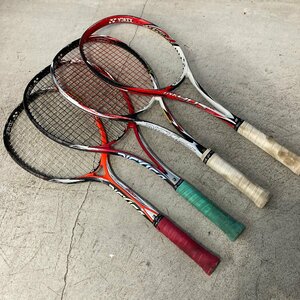 Δまとめ【YONEX ヨネックス ソフトテニス ラケット 軟式用 NEXIGA ネクシーガ 軽量 高強度カーボン カラー 白 ホワイト 赤 レッド】KH5422