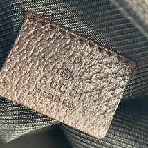 ω未使用品【GUCCI グッチ GGキャンバスハンドバッグ ミニボストンバッグ ベージュ 124542 ミニハンドバッグ レディースBAG】KH10316_画像9