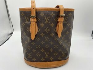 ∞希少レア【ルイヴィトン LOUIS VUITTON モノグラム バケットPM M42238 レディース ショルダーバッグ ナイロン かばん】HM239