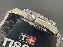 〓 【TISSOT ティソ PRX パワーマティック80 腕時計 T137.407.11.041 T137407A 自動巻き メンズ 23年 10月購入品 革ベルト付き】HO9145_画像2