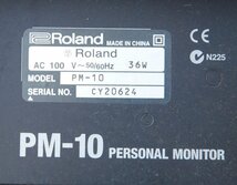 ☆綺麗【 ローランド / Roland V-Drums用モニターアンプ PM-10】最大出力30W フルレンジスピーカー N11024_画像10