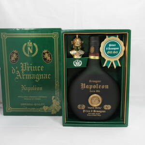 1111E 未開栓 古酒 Prince d' Armagnac Napoleon プリンス ドゥ アルマニャック ナポレオン グリーンボトル 700ml 40% ブランデー
