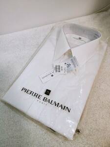未使用 ピエールバルマン PIERRE BALMAIN シャツ ホワイト 37
