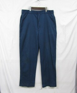 USA製 サイズ W38 L34 Dickies ワーク チノ パンツ チノパン ネイビー ブルー系 ディッキーズ 古着 ビンテージ 3N0506