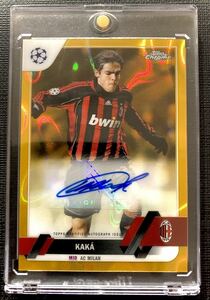 Topps Chrome soccer KAKA カカ　直筆 サインカード Auto gold lava シリアルなし　