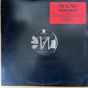 US盤　12” Snow (2) Anything For You 0-66155. SRC刻印