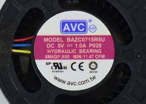 AVC BAZC0715R5U CPU 冷却ファン/ 5V-1A/DELL Optiplex 3060 Micro, Optiplex 7040M 対応/ 対応 SUNON EF70150SX-C020-S9A /未使用品 