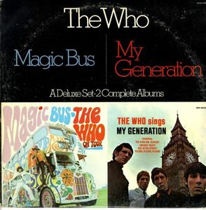 US盤74年プレス2LP！The Who / Magic Bus / My Generation【Track / MCA2-4068】ザ・フー Pete Townshend The Kids Are Alright モッズ