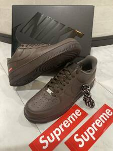 国内正規 新品未使用 US 11 29 cm Supreme Nike Air Force 1 Low Baroque Brown CU9225-200 シュプリーム エアフォース1 ナイキ フォース