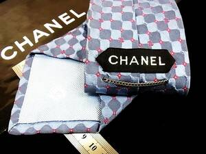 5G0220【超特売】★シャネル【CHANEL】 総ＣＣロゴ柄 ネクタイ★