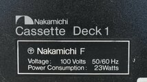 Σ8763 ジャンク Nakamichi ナカミチ カセットデッキ Casette Deck1_画像7