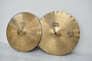 Σ8986 中古 PAiSTE 2002 Sound edge HI-HAT パイステ シンバル 14インチ