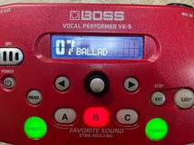 △8151　現状品　器材　ボーカルエフェクター　BOSS VOCAL PERFORMER VE-5　ボス_画像9