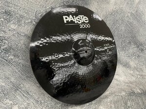 □t920　中古★Paiste　パイステ　Color Sound　黒　#977963　クラッシュシンバル