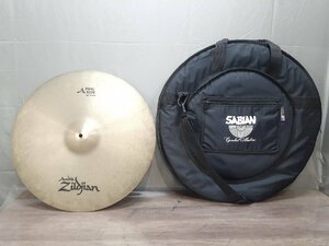 △8130　現状品　楽器　ピングライドシンバル　Avedis　Zildjian　PING RIDE 　20インチ　直径約51cm　ジルジャン　ソフトケース付