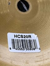 □t744　中古★MEINL マイネル　HCS16C/HCS20R　ライド/クラッシュ　シンバル2枚まとめ_画像10