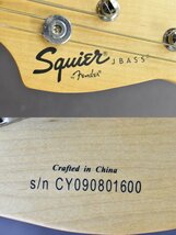 ◇s4899 中古品 Squier スクワイヤー ジャズベース JBASS #CY090801600_画像9