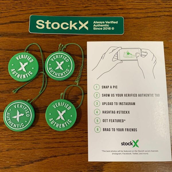stockX ステッカー ギャランティメダル ポストカード セット