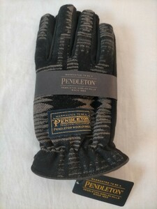 新品 2023AW 定価7920円 PENDLETON ペンドルトン ネイティブ柄 ウール グローブ 手袋 PWM Men's Glove Black 1SZ