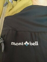 状態良好 mont bell モンベル フラットアイアンパーカ L カーキ×ブラック 1101324 ★アウトドア登山トレッキングキャンプ_画像6