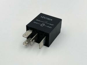 【4極 12V IR】 4P 4ピン 30A マイクロ ISO リレー 車載 互換品 検索用) エアコン スズキ 38860-76F01 アルト ワークス