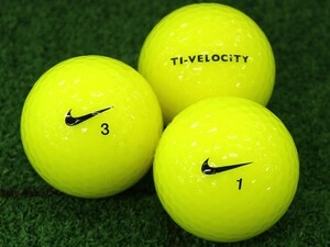 Aランク ナイキ NIKE TI-VELOCITY イエロー 2013年モデル 20個 球手箱 ロストボール