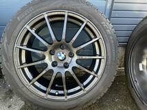 BMW(G30/G31)18インチスタッドレスピレリ アイスアシンメトリコ 245/45R18IRVINE F01 18×8.0J 5/112 +32純正ホイールキャップ付_画像2