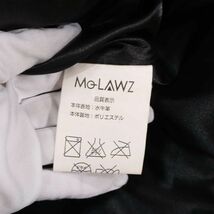 MO-LAWZ モローズ 水牛革★ バッファロー レザー ダブル ライダース ジャケット Sz.L　メンズ 黒　I3T02127_B#N_画像6