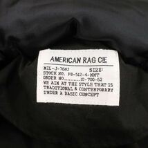 AMERICAN RAG CIE アメリカンラグ シー ファー&ボア ライナー★ ミリタリー モッズコート Sz.1　メンズ 黒 定価6.6万★　I3T02145_B#O_画像6