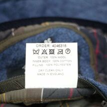 英国製★ Barbour バブアー 秋冬 ウール ツイード キルティング ジャケット Sz.36　メンズ バーブァー　I3T02069_B#N_画像8