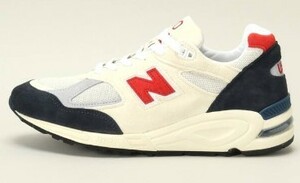 New Balance M990TA2 WHITE/BLUE 22SS-S　size：8.5US/26.5cm