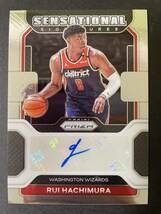 2021-22 PANINI PRIZM 八村塁 直筆サインカード No.SS-RHM rui hachimura NBAカード　レイカーズ_画像1