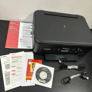 d#z37 Canon PIXUS TS5130 インクジェット複合機 Black キャノン インクジェットプリンター ピクサス ブラック 通電確認のみ