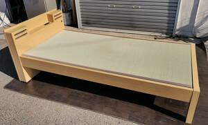 ①[ Aichi store ]#Granz/ Granz # single tatami bed . attaching frame outlet lighting / light attaching * outskirts * delivery * receipt welcome *