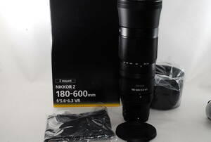 ★Nikon Nikkor Z 180-600mm f5.6-6.3 VR ★奇跡の新品同様品★★元箱付★