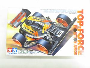 外E4216●【プラモデル/未組立】タミヤ 1/32 レーサーミニ四駆 トップフォースエボリューションJr. 1992年