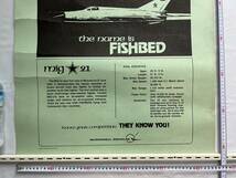 アメリカ軍 ポスター MiG-21 フィッシュベッド Fishbed 戦闘機 ポスター ビンテージ 当時物 ソ連 レア 希少 貴重_画像3