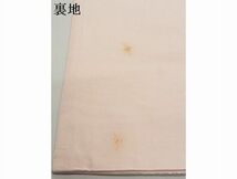 平和屋-こころ店■六通柄袋帯　唐織　松皮菱文　銀糸　引箔　正絹　逸品　B-cy5972_画像6