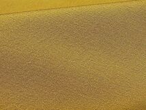 平和屋-こころ店■上質な色無地　黄土色　着丈165cm　裄丈67cm　正絹　逸品　未使用　B-oa7045_画像6