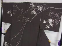 平和屋2■訪問着　枝桜　逸品　未使用　ic8528_画像2