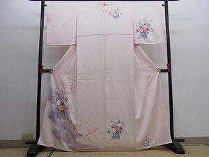 平和屋野田店■訪問着　花籠文　暈し染め　逸品　n-cw0398