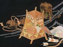 平和屋■羽織 まとめて 50点 花柄 駒刺繍 金銀糸 など 着用可能多数 未使用品あり すべて正絹 se939_画像10