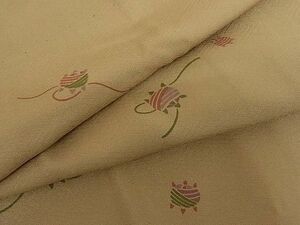 平和屋-こころ店■長襦袢　無双仕立て　糸巻き　正絹　逸品　未使用　1B-np167