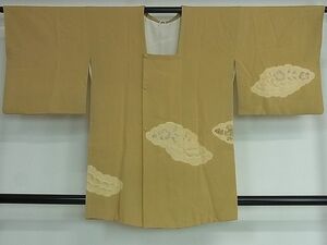 平和屋2■道行コート　絞り　辻が花　雲重ね花文　逸品　abc0020