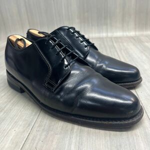 A-28 FLORSHEIM フローシャイム　ビジネスシューズ プレーン トゥ レザーシューズ ブラック　メンズ　24.5-25.0cm