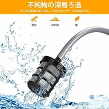 1円 高圧洗浄機 コードレス 充電式 マキタ バッテリー 併用 吐出圧力3.6Mpa 洗車機 ベランダ 強力噴射 軽量 適用洗車 外壁掃除 電池*1_画像8